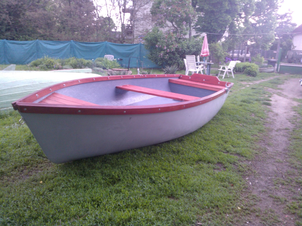390cm hosszú balatoni csónak légkamrával